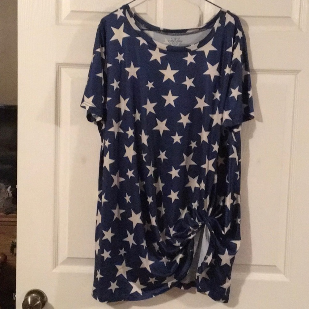 Crazy Train patriotic top